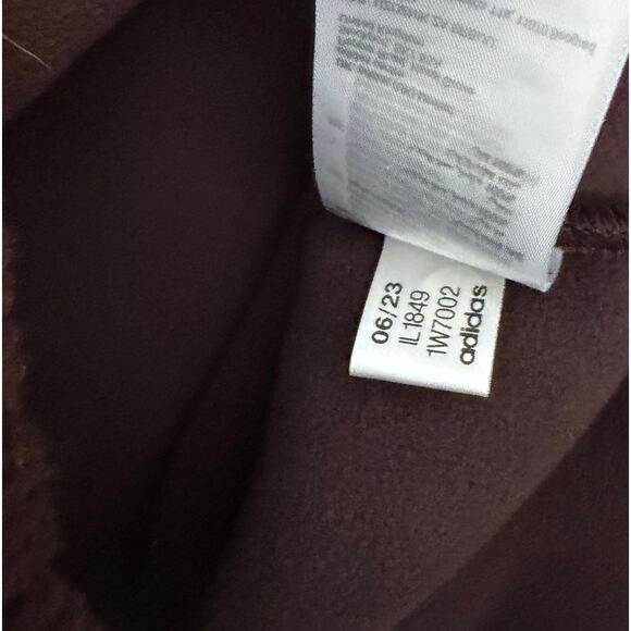 Adidas Hoodie Shadow Brown Womens Sz XL - Picture 5 of 7